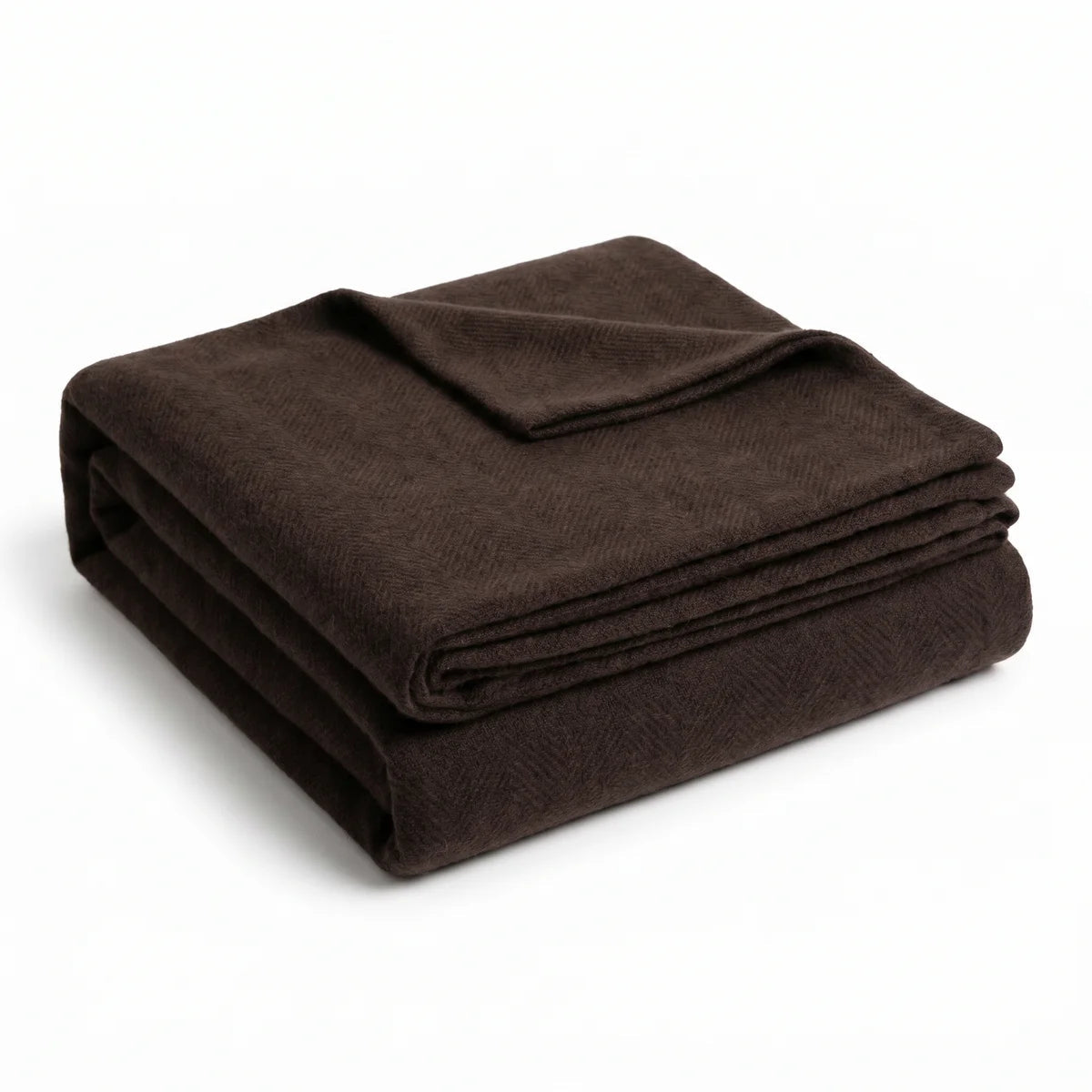 Walnut Cashmere Blend Throw — Silverground